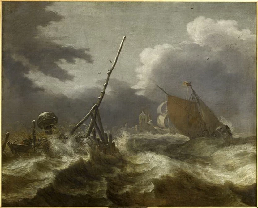 Tempesta con neve - Musée Condé